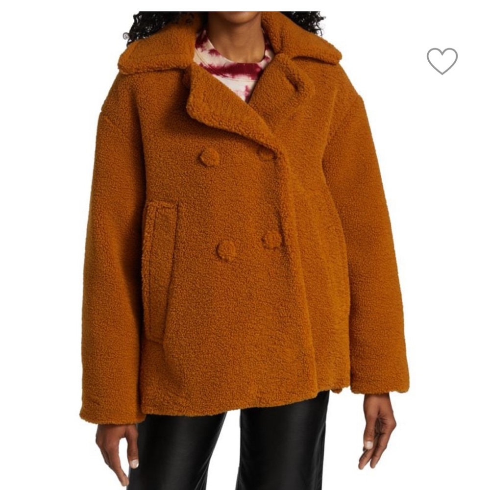 Proenza Schouler White Label Teddy Short Peacoat